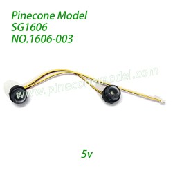 1606-003 Headlight Set (5v) Parts For Pinecone Model SG1606 / SG1606Pro RC Truck