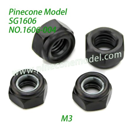 1606-004 M3 Skid Nut Parts For Pinecone Model SG1606 / SG1606Pro RC Truck