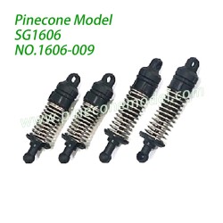 1606-009 Front and Rear Shock Absorbers Parts For Pinecone Model SG1606 / SG1606Pro RC Truck