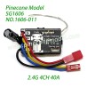 1606-011 2.4G 4CH 40A Integrated Brushed ESC Parts For Pinecone Model SG1606 / SG1606Pro RC Truck