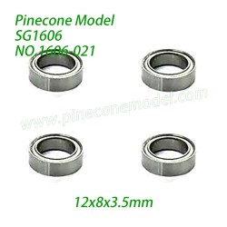 1606-021 Ball Bearing 12x8x3.5mm Parts For Pinecone Model SG1606 / SG1606Pro RC Truck