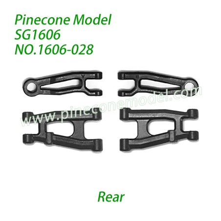 1606-028 Rear Swing Arm Assembly Parts For Pinecone Model SG1606 / SG1606Pro 1/16 RC Truck