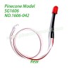 1606-042 Rear Lamp Assembly Parts For Pinecone Model SG1606 / SG1606Pro 1/16 RC Truck