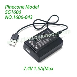 1606-043 7.4V 1.5A (Max) USB Balance Charger Parts For Pinecone Model SG1606 / SG1606Pro 1/16 RC Truck