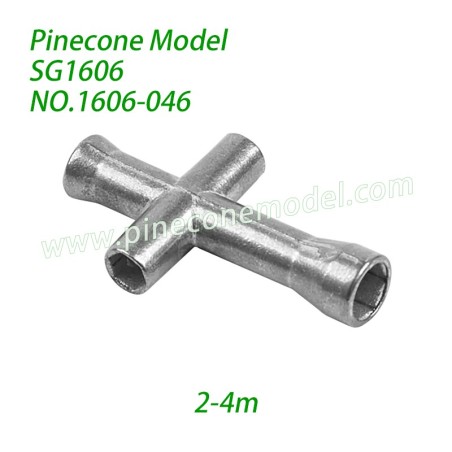 1606-046 2-4m Hex Nut Socket Parts For Pinecone Model SG1606 / SG1606Pro 1/16 RC Truck