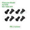 1606-049 Screw PM 2.5x5mm Parts For Pinecone Model SG1606 / SG1606Pro 1/16 RC Truck