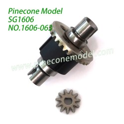 1606-063 Metal Differential Assembly Parts For Pinecone Model SG1606 / SG1606Pro 1/16 RC Truck