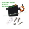 1606-S3WS 3-Wire Metal Servo Parts For Pinecone Model SG1606 / SG1606Pro 1/16 RC Truck