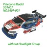 1607-001 Shell Assembly Parts For Pinecone Forest SG1606 / SG1606Pro 1/16 Drift RC Car