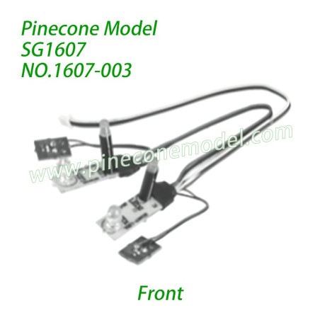 1607-003 Front Lamps Parts For Pinecone Forest SG1606 / SG1606Pro 1/16 Drift RC Car