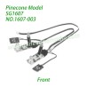 1607-003 Front Lamps Parts For Pinecone Forest SG1606 / SG1606Pro 1/16 Drift RC Car