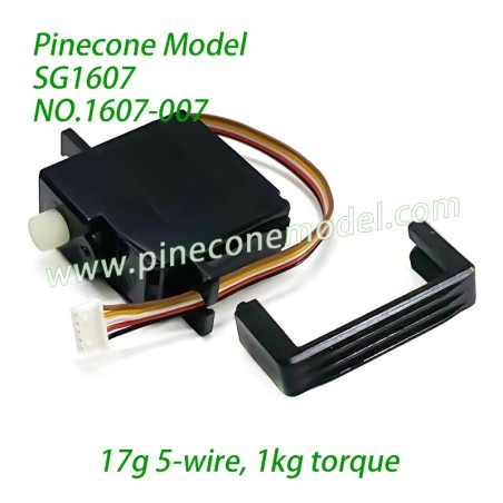 1607-007 (17g 5-wire, 1kg torque) Steering Servo Parts For Pinecone Forest SG1607 / SG1607Pro 1/16 Drift RC Car