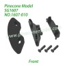 1607-010 Front Bumper Assembly Parts For Pinecone Forest SG1607 / SG1607Pro 1/16 Drift RC Car