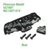 1607-014 Rear Bumper Assembly Parts For Pinecone Forest SG1607 / SG1607Pro 1/16 Drift RC Car