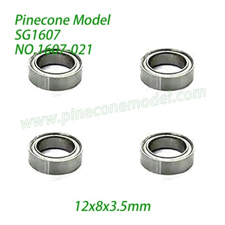1607-021 Ball Bearing 12x8x3.5mm Parts For Pinecone Forest SG1607 / SG1607Pro 1/16 Drift RC Car