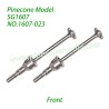1607-023 Metal Front CVD Drive Shaft Parts For Pinecone Forest SG1607 / SG1607Pro 1/16 Drift RC Car