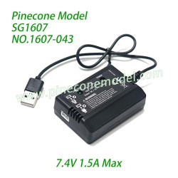 1607-043  (7.4V 1.5A Max) USB Balance Charger Parts For SG1607 / SG1607Pro 1/16 Drift SG-RC Car