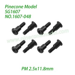 1607-048 Step Screw (PM 2.5x11.8mm) Parts For SG1607 / SG1607Pro 1/16 Drift SG-RC Car