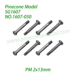 1607-050 Step Screw (PM 2x13mm) Parts For SG1607 / SG1607Pro 1/16 Drift SG-RC Car