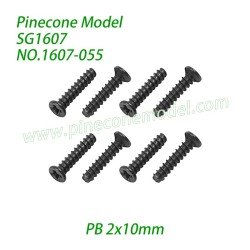 1607-055 Screw (PB 2x10mm) Parts For SG1607 / SG1607Pro 1/16 Drift SG-RC Car