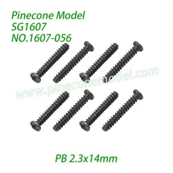 1607-056 Screw (PB 2.3x14mm) Parts For SG1607 / SG1607Pro 1/16 Drift SG-RC Car