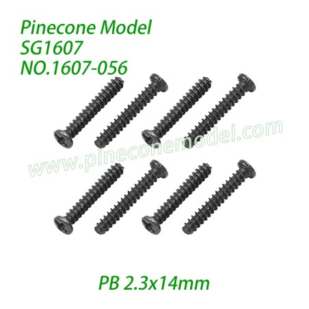 1607-056 Screw (PB 2.3x14mm) Parts For SG1607 / SG1607Pro 1/16 Drift SG-RC Car