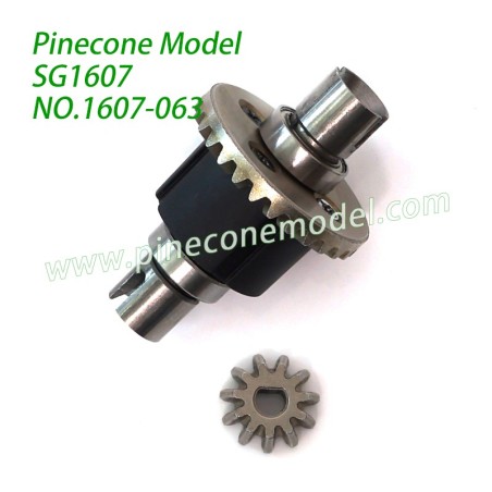 1607-063 Metal Differential Assembly Parts For Pinecone Model SG1607 / SG1607Pro 1/16 RC Car