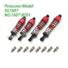 1607-BZ01 Metal Hydraulic Shock Absorber Parts For Pinecone Model SG1607 / SG1607Pro 1/16 RC Car