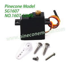 1607-S3WS 3-Wire Metal Servo Parts For Pinecone Model SG1607 / SG1607Pro 1/16 RC Car