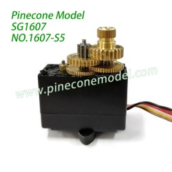 1607-S5 5-Wire Metal Servo Parts For Pinecone Model SG1607 / SG1607Pro 1/16 RC Car