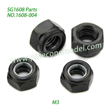 1608-004 M3 Skid Nut Parts For Pinecone Model SG1608 / SG1608Pro 1/16 Drift RC Car