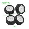 1608-005A Wheels (Tire A) Parts For Pinecone Model SG1608 / SG1608Pro 1/16 Drift RC Car