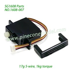 1608-007 17g 5-wire, 1kg torque Steering Servo Parts For Pinecone Model SG1608 / SG1608Pro 1/16 Drift RC Car