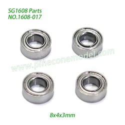 1608-017 Ball Bearing 8x4x3mm Parts For Pinecone Model SG1608 / SG1608Pro 1/16 Drift RC Car