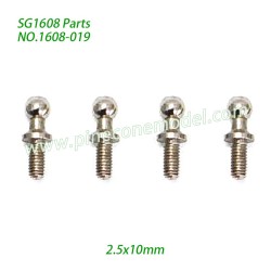 1608-019 Ball Screw 2.5x10mm Parts For Pinecone Model SG1608 / SG1608Pro 1/16 Drift RC Car