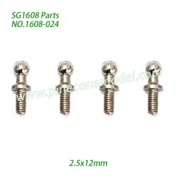 1608-024 Ball Screw (2.5x12mm) Parts For SG1608 / SG1608Pro SG-RC Car