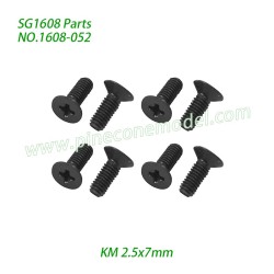 1608-052 Countersunk Screws (KM 2.5x7mm) Parts For SG1608 / SG1608Pro SG-RC Car