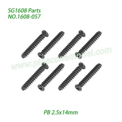 1608-057 Screw (PB 2.5x14mm) Parts For SG1608 / SG1608Pro SG-RC Car