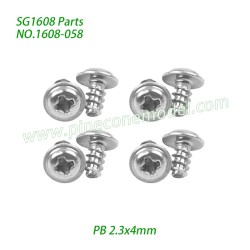 1608-058 Meson 5 Screw (PB 2.3x4mm) Parts For SG1608 / SG1608Pro SG-RC Car
