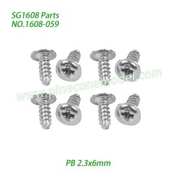 1608-059 Meson 5 Screw (PB 2.3x6mm) Parts For SG1608 / SG1608Pro SG-RC Car