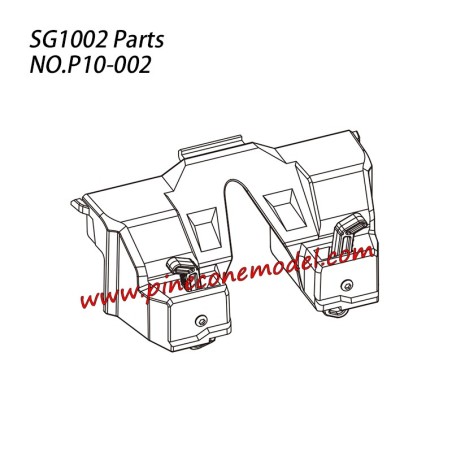 P10-002 Battery compartment cover Parts For Pinecone Model SG-1002 / SG-1002SE RC Truck