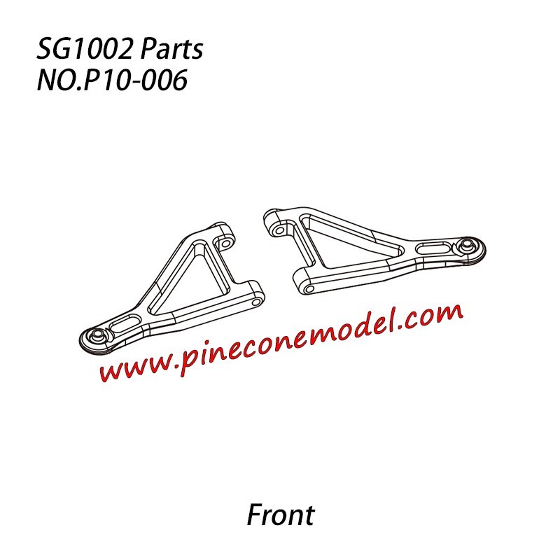 P10-006 Front upper suspension arm L/R Parts For Pinecone Model SG-1002 / SG-1002SE RC Truck P10-006 Front upper suspension arm L/R Parts For Pinecone Model SG-1002 / SG-1002SE RC Truck
