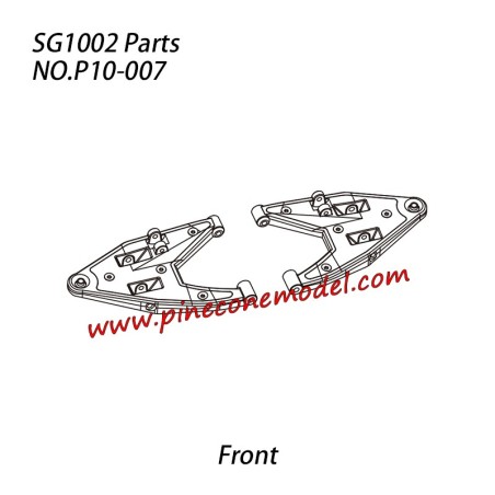 P10-007 Front lower suspension arm L/R Parts For Pinecone Model SG-1002 / SG-1002SE RC Truck