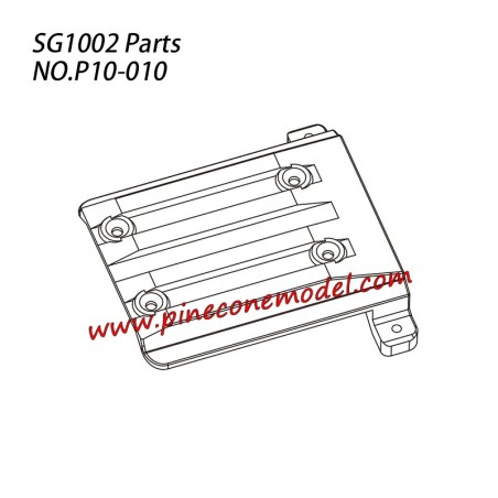 P10-010 Base plate fixed part Parts For Pinecone Model SG-1002 / SG-1002SE RC Truck