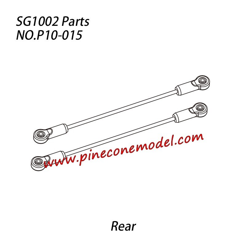 P10-015 Rear axle suspension link Parts For Pinecone Model SG-1002 / SG-1002SE RC Truck