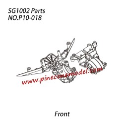 P10-018 Front gearbox housing Parts For Pinecone Model SG-1002 / SG-1002SE RC Truck