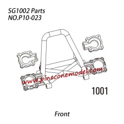 P10-023 1001 Front bumper support Parts For Pinecone Model SG-1002 / SG-1002SE RC Truck