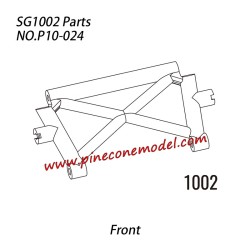 P10-024 1002 Front bumper support Parts For Pinecone Model SG-1002 / SG-1002SE RC Truck