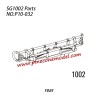 P10-032 1002 Bumper set (rear) Parts For SG-1002 / SG-1002SE SG-RC Truck