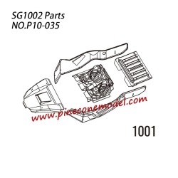 P10-035 1001 Body Parts For SG-1002 / SG-1002SE SG-RC Truck